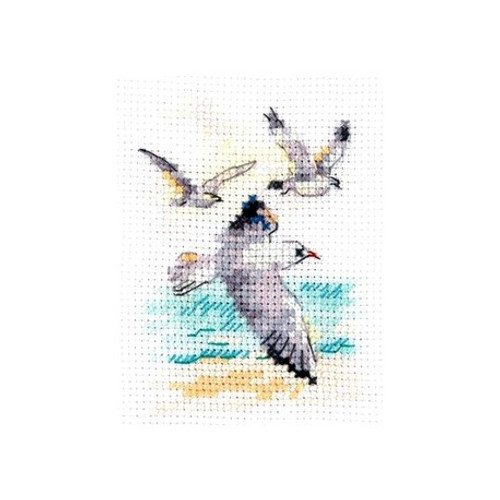 Seagulls Cross Stitch Kit By Alisa