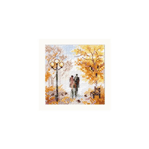 Autumn In The City: Old Park Cross Stitch Kit By Alisa