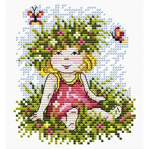 Enchantment Herself Cross Stitch Kit By MP Studia