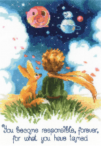 The Little Prince Counted Cross Stitch Kit By Riolis