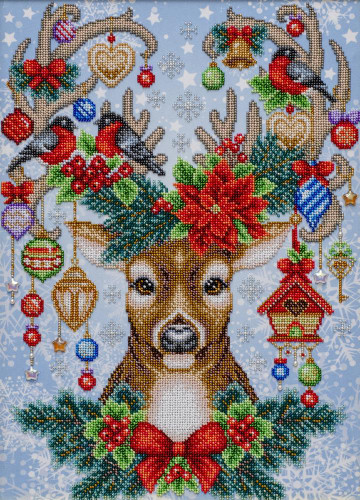 Festive Comforts Beaded Embroidery Kit By VDV
