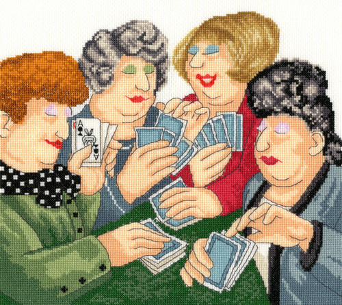 A Full House Cross stitch kit by Beryl Cook