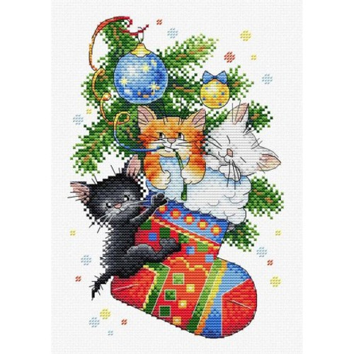 New Year Gift Cross Stitch Kit By MP Studia