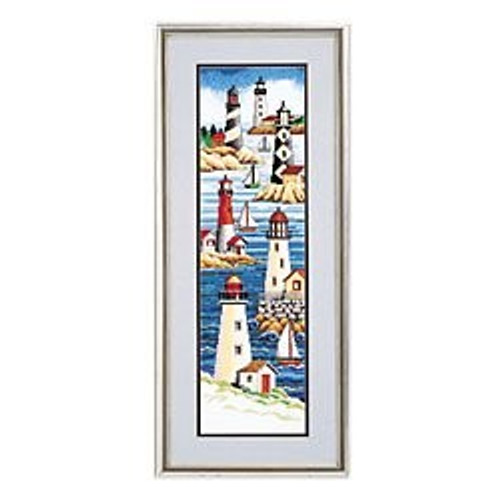 Lighthouses Counted Cross Stitch Kit By Janlynn
