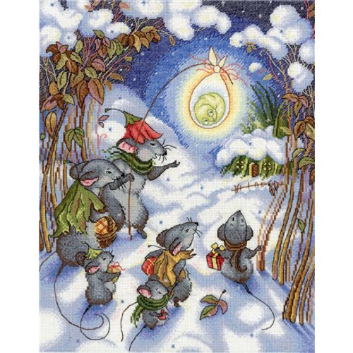 Christmas Time Cross Stitch Kit By MP Studia