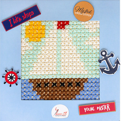 The Boat Counted Cross Stitch Kit by Luca-S