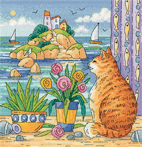 Island View Cross Stitch Kit by Heritage