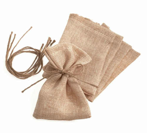 Natural Jute Bag with String by Occasions