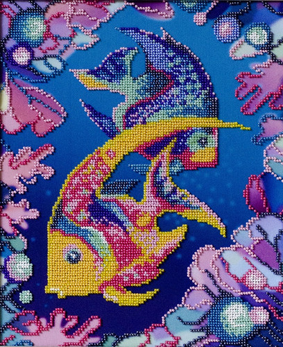 Aquarium Beaded Embroidery Kit by VDV