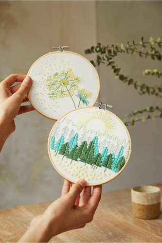 The Woodland Walk Embroidery Duo Kit By DMC