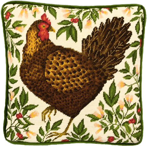 Honeysuckle Hen Tapestry Kit by Catherine Rowe