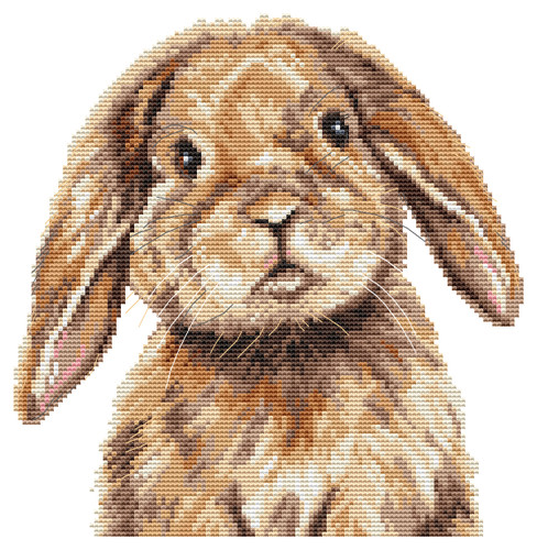 Bunny Cross Stitch Kit by Martha Bowyer