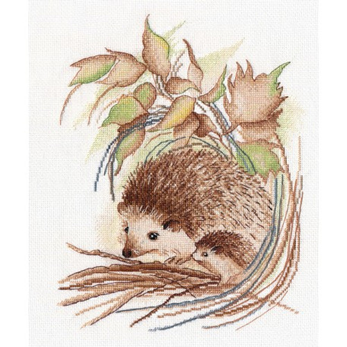 Hedgehogs Cross Stitch Kit By Oven