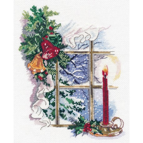 Christmas Light Cross Stitch Kit By Oven