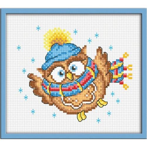Winter Owl Cross Stitch Kit By Oven
