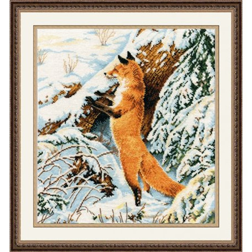 Ginger Hunter Cross Stitch Kit By Oven