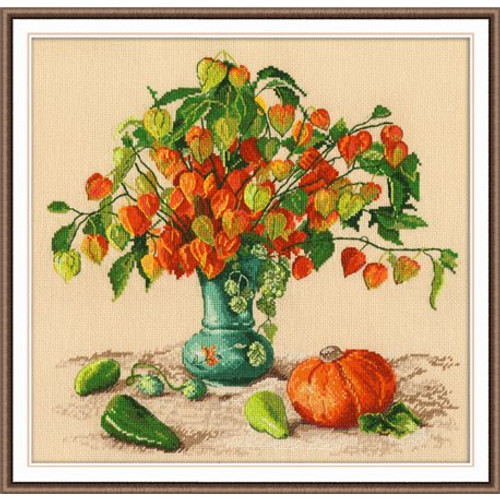 Autumn Lanterns Cross Stitch Kit By Oven