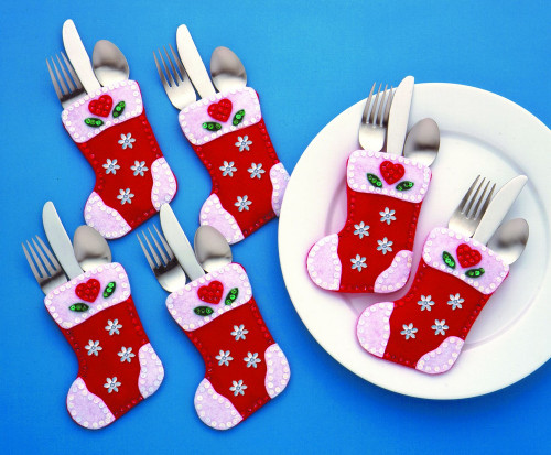 Pocket Set Christmas Stocking Making Kit by Design Works