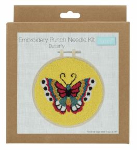 Butterfly Punch Needle Kit by Trimits