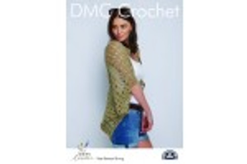 DMC Crochet Pattern: DMC Natura Linen Sea Breeze Shrug