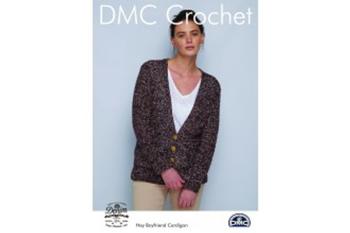  Hey Boyfriend Cardigan in Natura Denim Crochet pattern