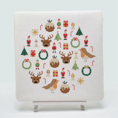 Christmas Sampler Cross Stitch Kit by Meloca Designs