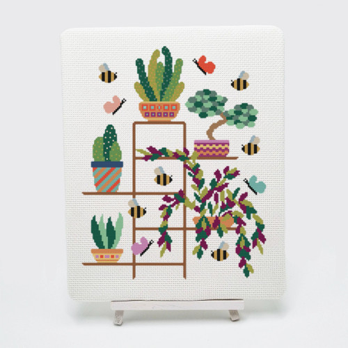 Cactus 8 Cross Stitch Kit by Meloca Designs