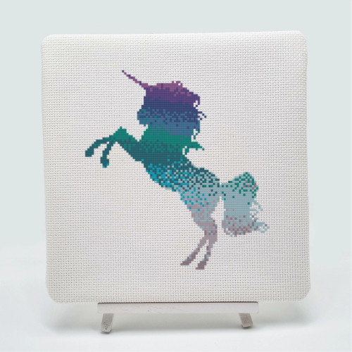 Watercolour Unicorn Cross Stitch Kit Meloca Design