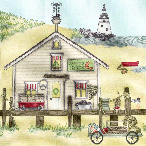 Shrimp Shack Cross Stitch Kit by Bothy Threads