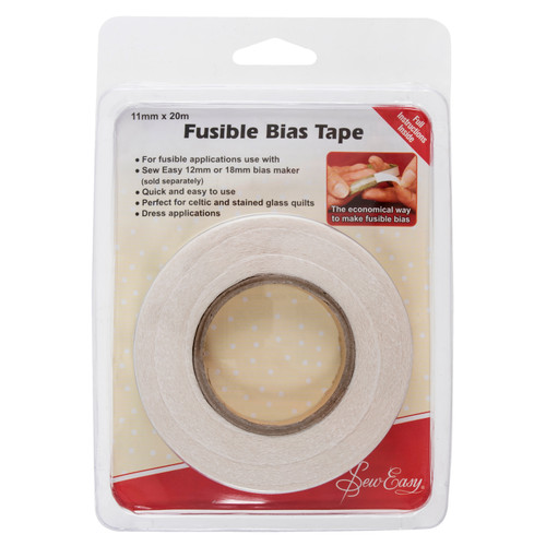 Fusible Bias Tape: 20m x 11mm