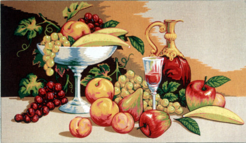 Fruit Still Life Tapestry Canvas by Diamant