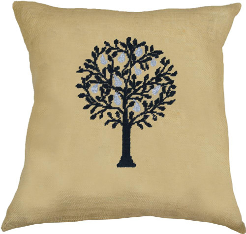 Pear Tree Premium Cushion Kit Counted Cross Stitch Kit By Anette Eriksson