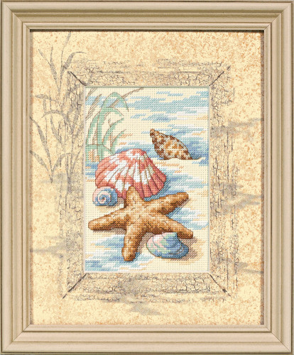 Shells in the Sand Cross Stitch Kit By Dimensions