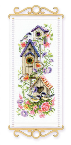 House Warming Counted Cross Stitch Kit By Riolis
