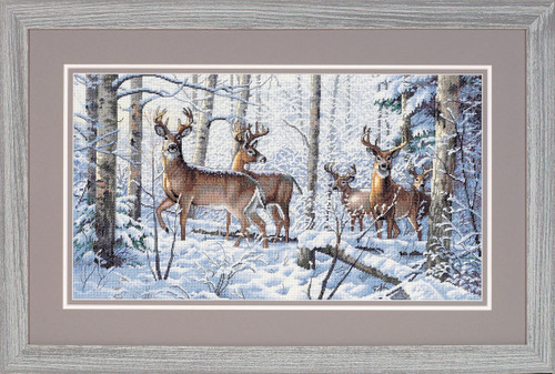 Woodland Winter Counted Cross Stitch Kit By Dimensions