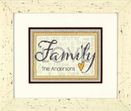 Family Counted Cross Stitch Kit by Dimensions