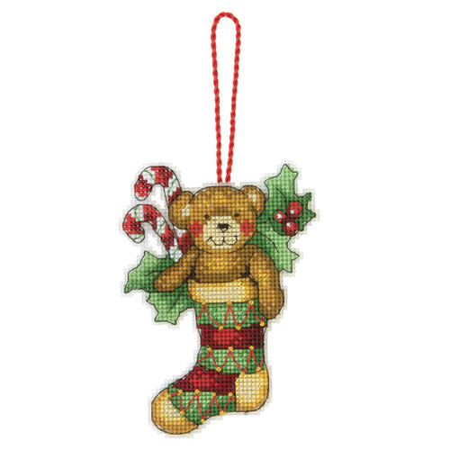 Bear Ornament Counted Cross Stitch Kit by Dimensions