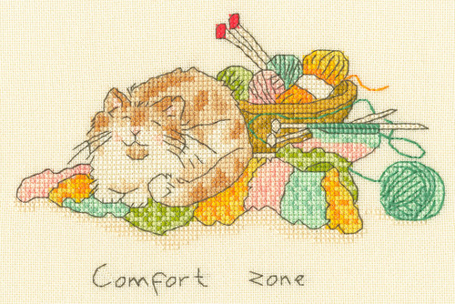 Comfort Zone Counted Cross Stitch Kit By Bothy Threads