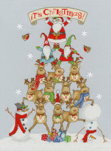 It's Christmas! Counted Cross Stitch Kit By Bothy Threads