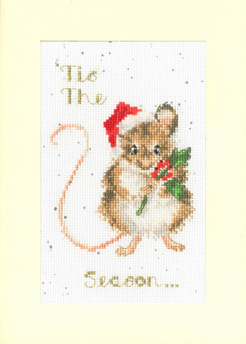 'Tis The Season Counted Cross Stitch Card Kit By Bothy Threads