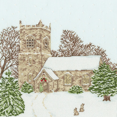 Country Church Counted Cross Stitch Kit By Bothy Threads