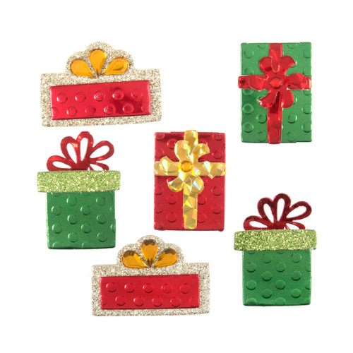 Craft Embellishment: Presents: Pack of 6