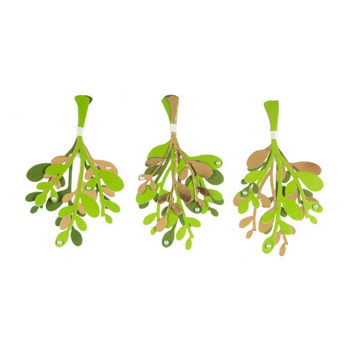 Craft Embellishment: Mistletoe: Pack of 3 by Trimits