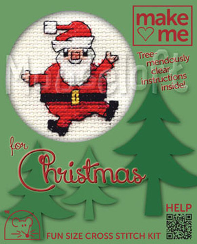 Roly Poly Santa Cross Stitch Kit by Mouseloft