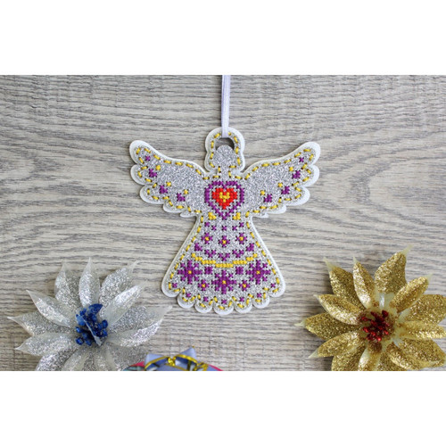 Angel Felt Cross Stitch Kit By MP Studia