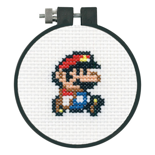 Mario Learn-a-Craft: Counted Cross Stitch Kit by Dimensions