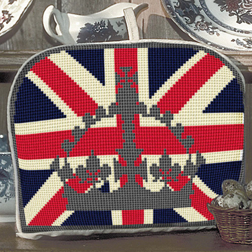 Silver Crown Tea Cosy Tapestry Kit By Brigantia