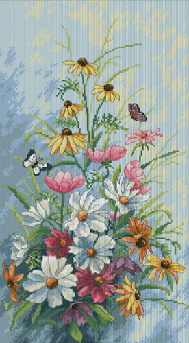 Summer Morning Counted Cross Stitch Kit By VDV
