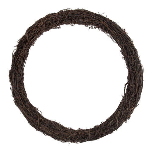 Wreath Base: Rattan: Dark: 30.5cm or 12in