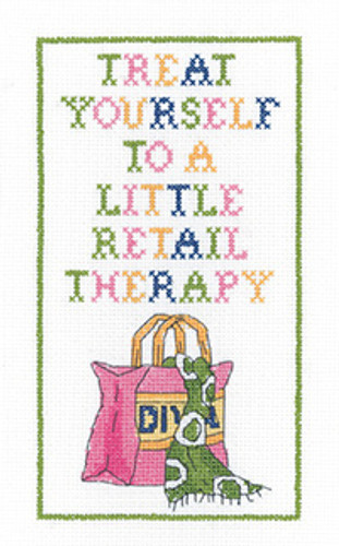 Treat Yourself Cross Stitch Kit by Karen Carter